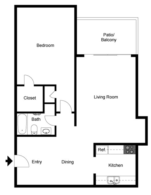 Unit 210 119 floor plan